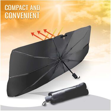 Foldable Heat Protection Sunshade For Car
