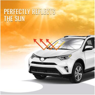 Foldable Heat Protection Sunshade For Car
