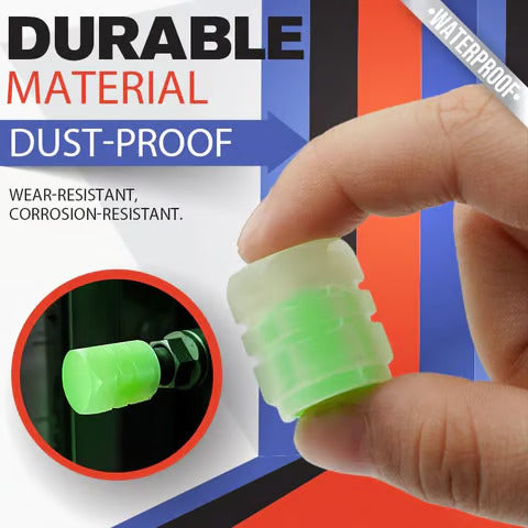 Universal Car Tire Valve Caps - Pack of 4 Pcs.