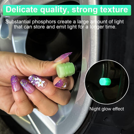 Universal Car Tire Valve Caps - Pack of 4 Pcs.