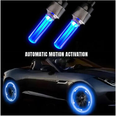 Bike Tyre Motion Reflector Light Pack of 4 Pcs.